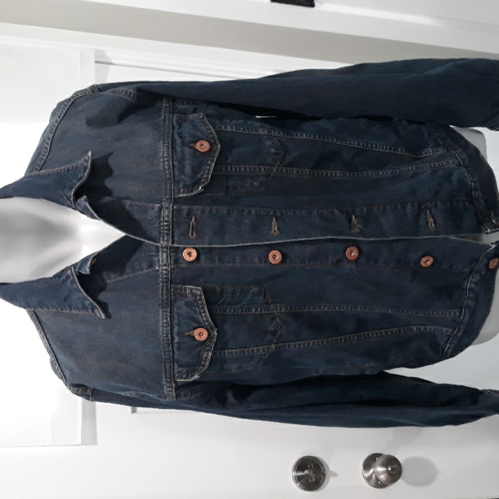 Mavi trucker Andy mens jeans jacket. Large